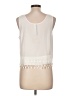 Kensie 100% Polyester Ivory Sleeveless Blouse Size L - photo 2