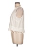 Kensie 100% Polyester Ivory Sleeveless Blouse Size L - photo 5