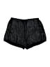 Waverly Grey Metallic Black Shorts Size 6 - photo 1