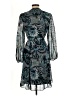 Roz & Ali 100% Polyester Paisley Teal Cocktail Dress Size 10 - photo 2