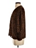 Aqua 100% Polyester Animal Print Brown 3/4 Sleeve Blouse Size S - photo 5