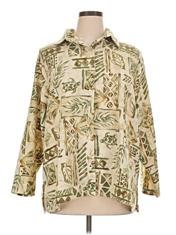 BonWorth 3/4 Sleeve Button-Down Shirt (view 1)