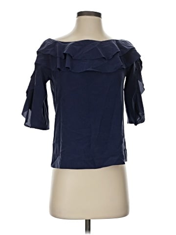 L'Agence 3/4 Sleeve Blouse (view 1)