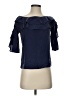 L'Agence Blue 3/4 Sleeve Blouse Size XS (0) - photo 1