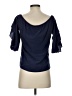 L'Agence Blue 3/4 Sleeve Blouse Size XS (0) - photo 2