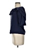 L'Agence Blue 3/4 Sleeve Blouse Size XS (0) - photo 5