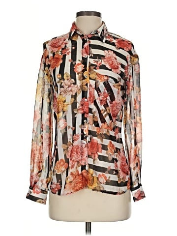 Zara Basic Long Sleeve Blouse (view 1)