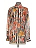 Zara Basic Print Ivory Long Sleeve Blouse Size XS - photo 2
