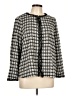 Adrianna Papell Houndstooth Gray Coat Size L - photo 1