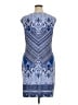 Connected Apparel Paisley Blue Cocktail Dress Size 14 - photo 2