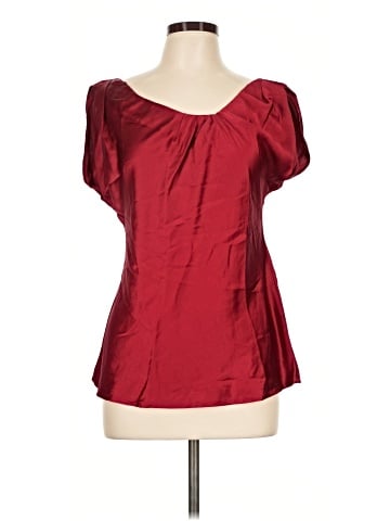 Nanette Lepore Short Sleeve Silk Top (view 1)