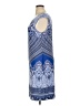 Connected Apparel Paisley Blue Cocktail Dress Size 14 - photo 5