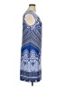 Connected Apparel Paisley Blue Cocktail Dress Size 14 - photo 4