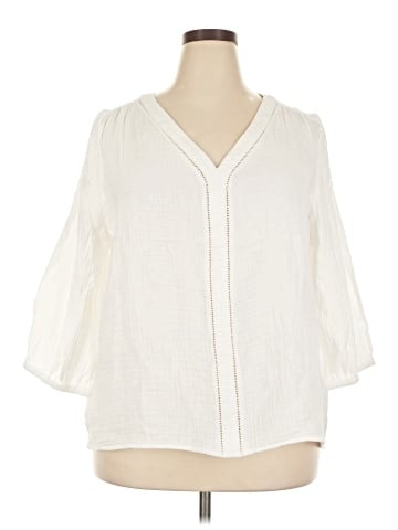 Style&Co 3/4 Sleeve Blouse (view 1)