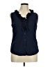 Merona Blue Sleeveless Blouse Size XL - photo 1