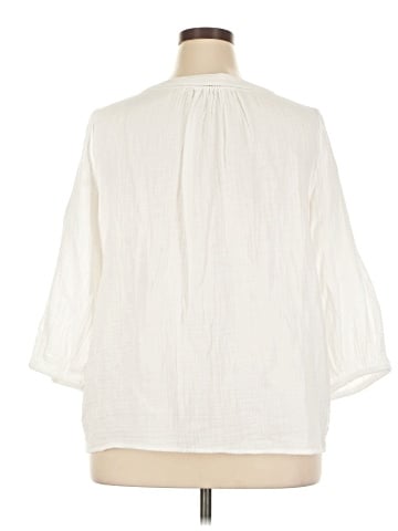 Style&Co 3/4 Sleeve Blouse (view 2)
