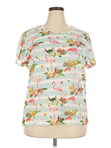 Casual Express Apparel Short Sleeve Blouse (view 1)