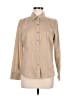 Basic Editions Tan Long Sleeve Button-Down Shirt Size M - photo 1