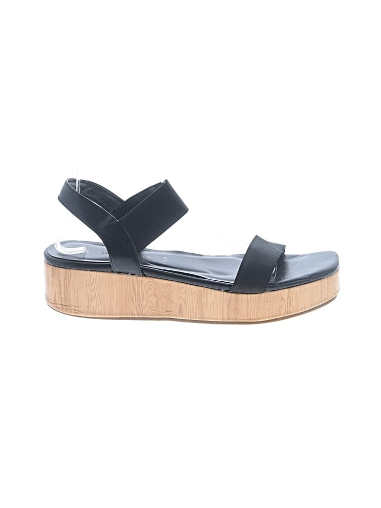 Pre-owned Anne Klein Wedges In Black
