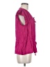 Belldini 100% Rayon Pink Short Sleeve Blouse Size M - photo 4