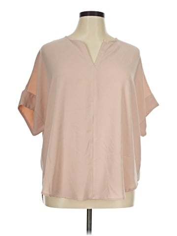 Zenana Short Sleeve Blouse (view 1)