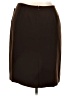 Kasper 100% Polyester Solid Brown Formal Skirt Size 16 Petite - photo 2