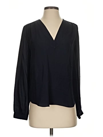 Rebecca Taylor Long Sleeve Silk Top (view 1)