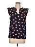 41Hawthorn 100% Polyester Black Sleeveless Blouse Size L - photo 1