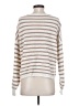 Blu Pepper 100% Cotton Stripes Ivory Pullover Sweater Size S - photo 2