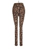 LNA Animal Print Brown Leggings Size M - photo 2