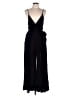 American Threads Solid Black Jumpsuit Size L - photo 1