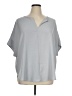 Zenana Premium Gray Short Sleeve Blouse Size 1X - photo 1