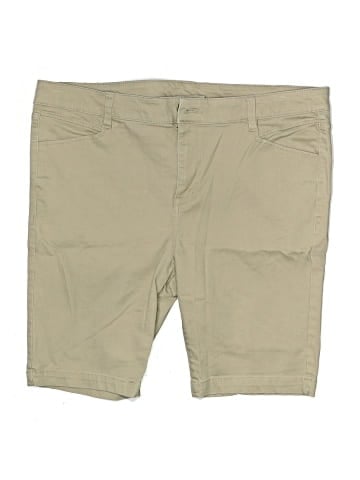Lane Bryant Khaki Shorts (view 1)