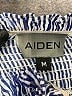 Aiden Blue 3/4 Sleeve Blouse Size M - photo 7