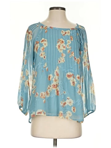 Sundance 3/4 Sleeve Silk Top (view 1)