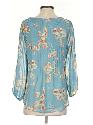 Sundance 3/4 Sleeve Silk Top (view 2)