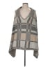 Minnie Rose 100% Cotton Gray Poncho One size - photo 1