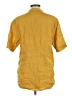 Paul Stuart 100% Linen Yellow Short Sleeve Button-Down Shirt Size L (estimated) - photo 2