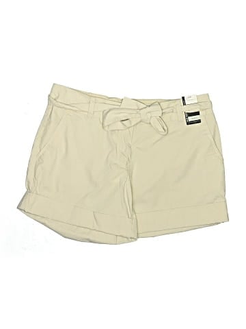 New York & Company Khaki Shorts (view 1)