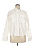 Free Assembly 100% Cotton Ivory Long Sleeve Button-Down Shirt Size XL - photo 1