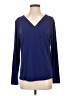 Simonton Says Blue Long Sleeve Top Size S - photo 1