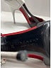 Givenchy 100% Leather Color Block Red Black Sandals Size EU 37 - photo 5