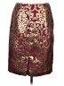 Sunny Leigh Paisley Burgundy Formal Skirt Size 6 - photo 2