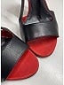 Givenchy 100% Leather Color Block Red Black Sandals Size EU 37 - photo 3