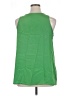 Fun & Flirt 100% Polyester Green Sleeveless Blouse Size 1X - photo 2