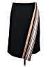 DKNY Stripes Black Casual Skirt Size 6 - photo 1