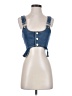 Unbranded Blue Sleeveless Top Size XXS (estimated) - photo 1