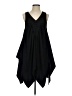Gracia 100% Polyester Solid Black Cocktail Dress Size S - photo 1