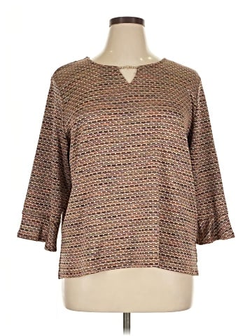 Alfred Dunner 3/4 Sleeve Top (view 1)