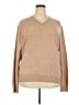 Qi 100% Cashmere Tan Cashmere Pullover Sweater Size XXL - photo 1